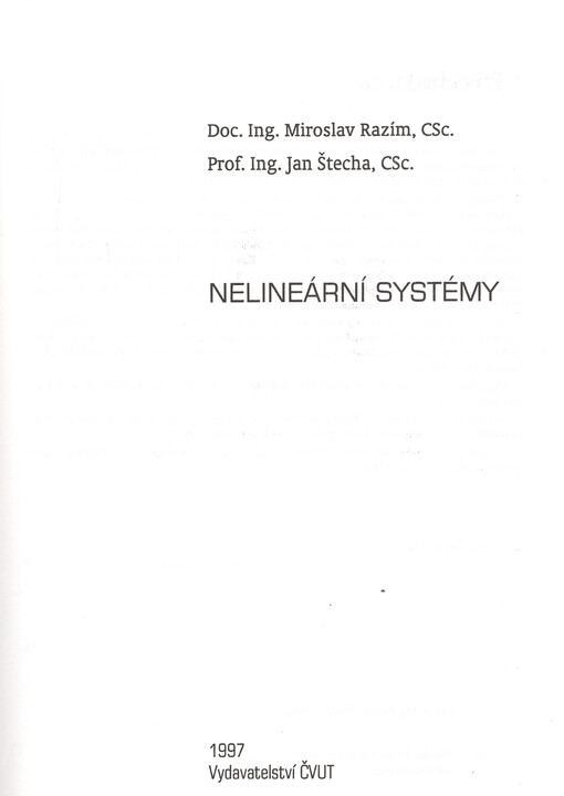 Nelineární systémy
