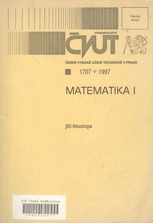 Matematika I