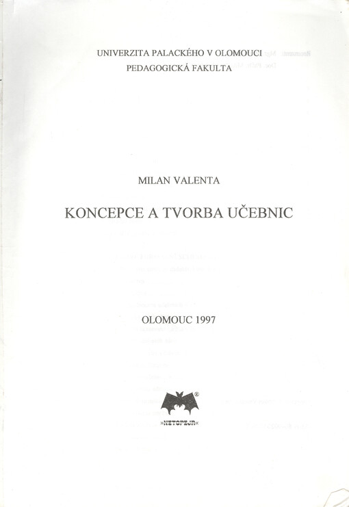 Koncepce a tvorba učebnic