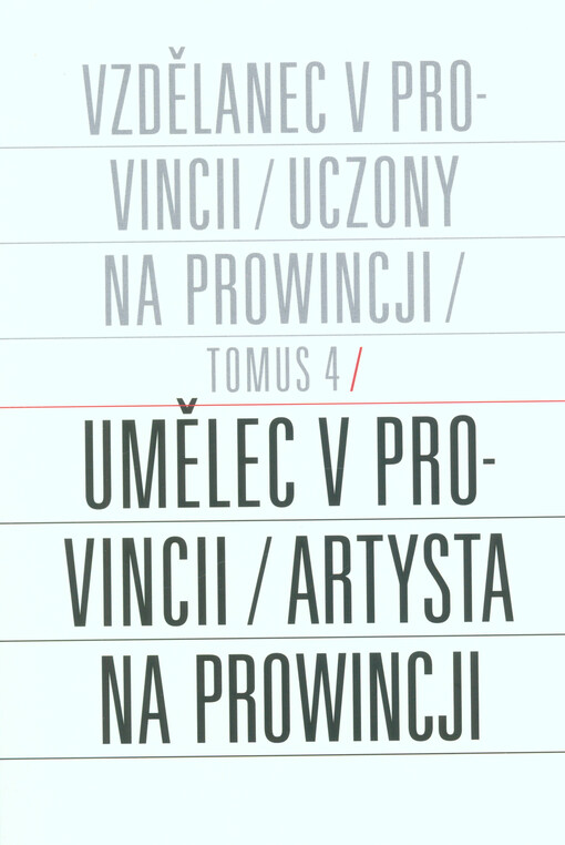 Umělec v provincii = Artysta na prowincji