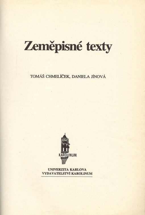 Zeměpisné texty