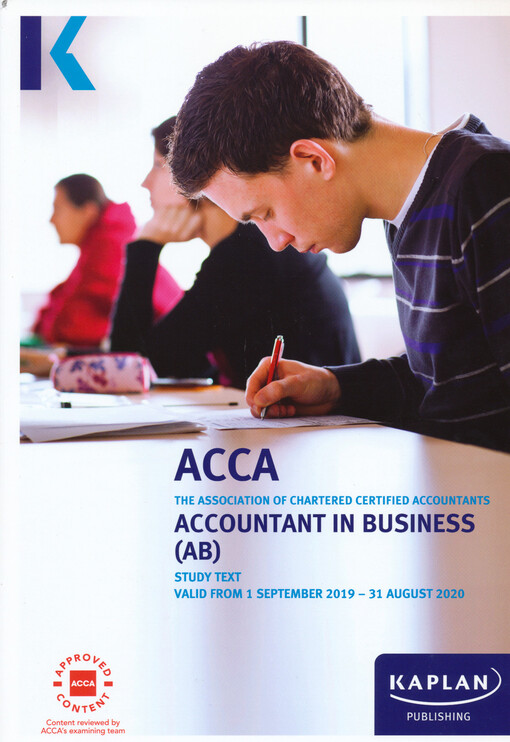 ACCA applied knowledge : ACCA diploma in accounting and business (RQF level 4) : accountant in business (AB/FAB) : study text