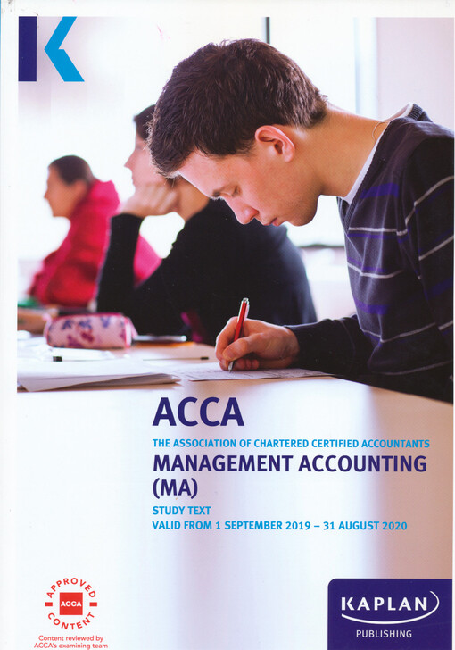 ACCA Applied knowledge : ACCA diploma in accounting and business (RQF level 4) : management accounting (FA/FMA) : study text