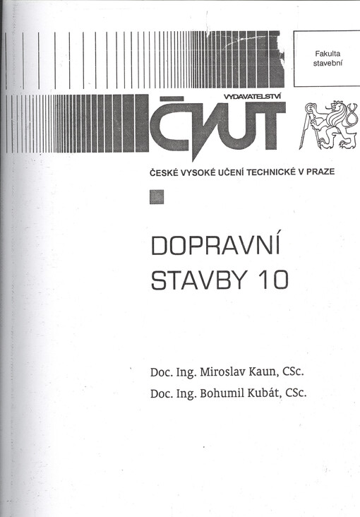 Dopravní stavby 10