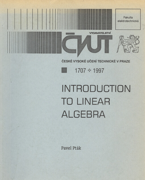 Introduction to linear algebra