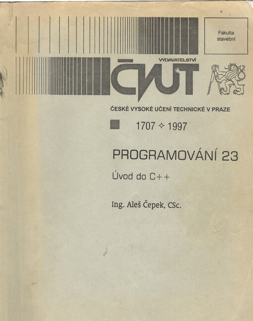 Programování 23 : úvod do C++