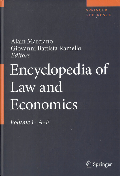 Encyclopedia of law and economics