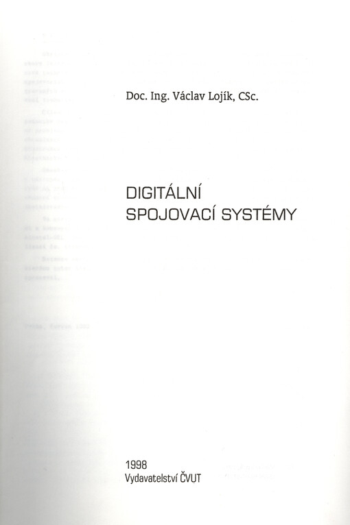 Digitální spojovací systémy