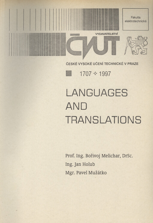 Languages and translations