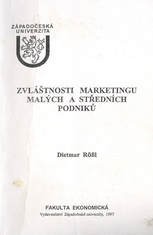 Zvláštnosti marketingu malých a středních podniků