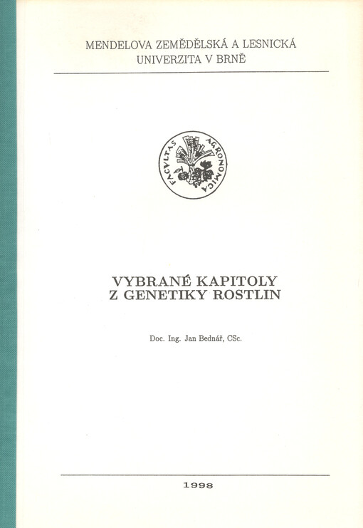 Vybrané kapitoly z genetiky rostlin