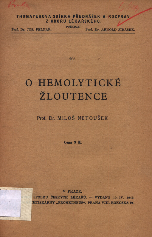 O hemolytické žloutence