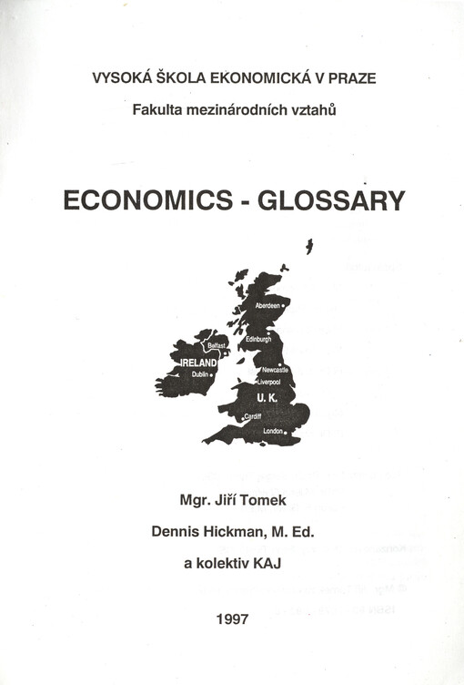 Economics - Glossary