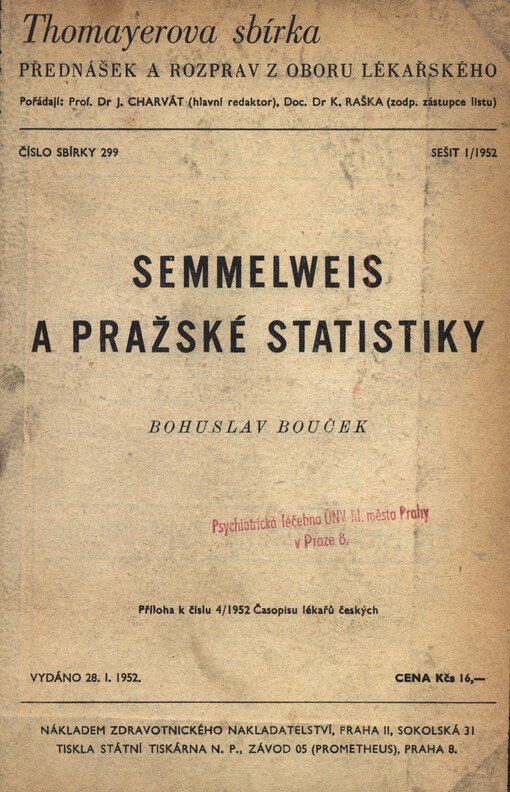Semmelweis a pražské statistiky