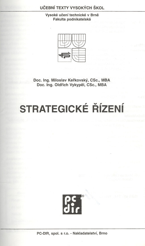 Strategické řízení