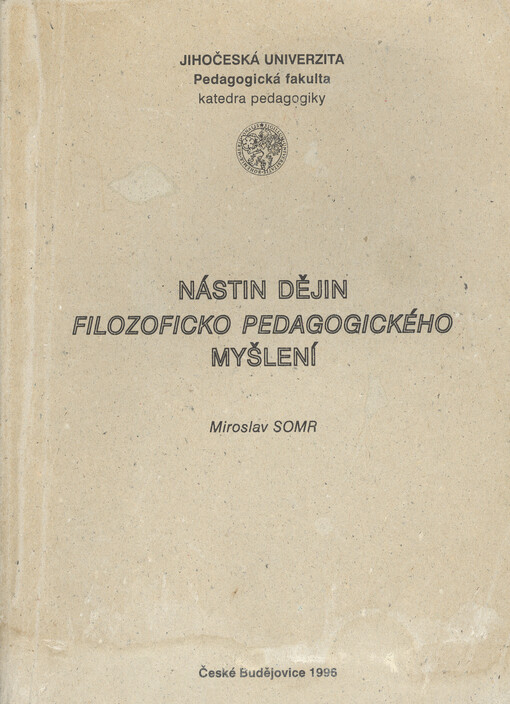 Nástin dějin filozoficko pedagogického myšlení