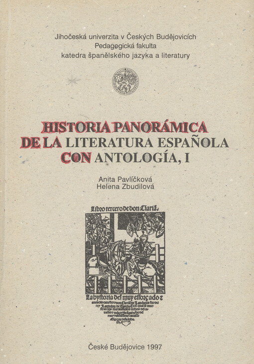 Historia panorámica de la literatura española con antología, I