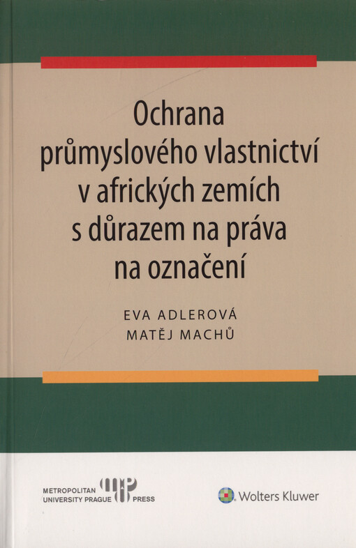 Ochrana průmyslového vlastnictví v afrických zemích s důrazem na práva na označení