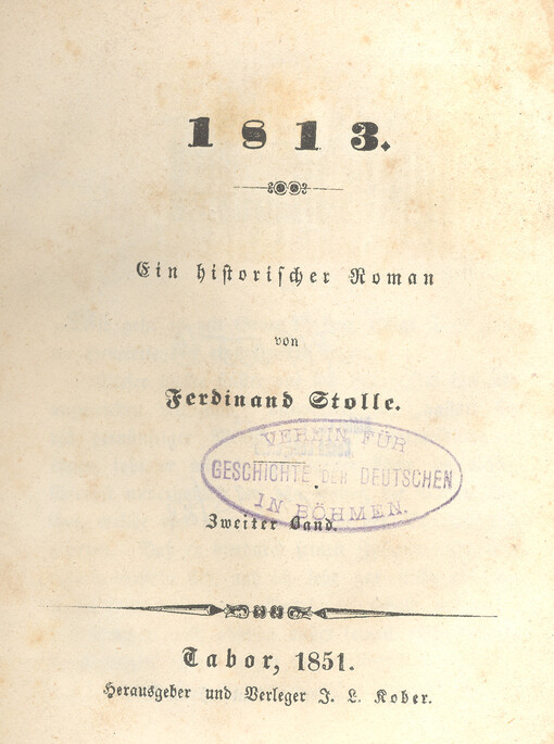 1813 : ein historischer Roman. Zweiter Band