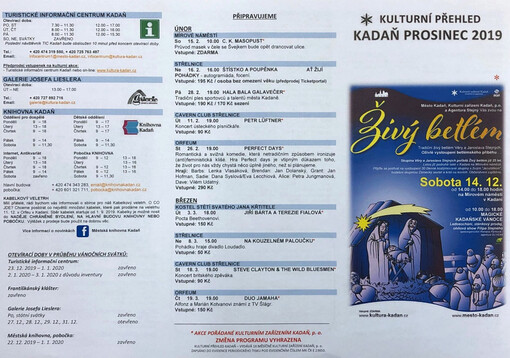 Kulturní přehled Kadaň