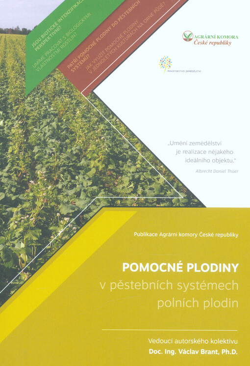 Pomocné plodiny v pěstebních systémech polních plodin