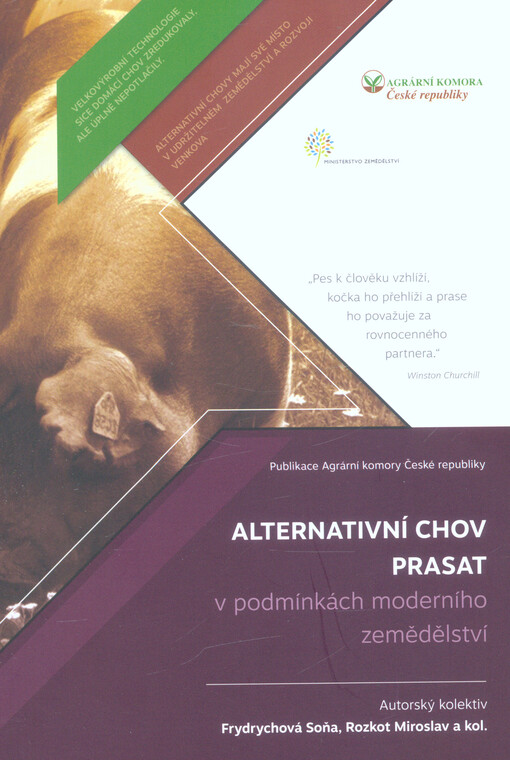 Alternativní chov prasat v podmínkách moderního zemědělství