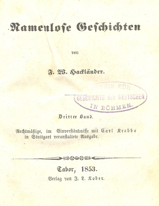 Namenlose Geschichten. Dritter Band