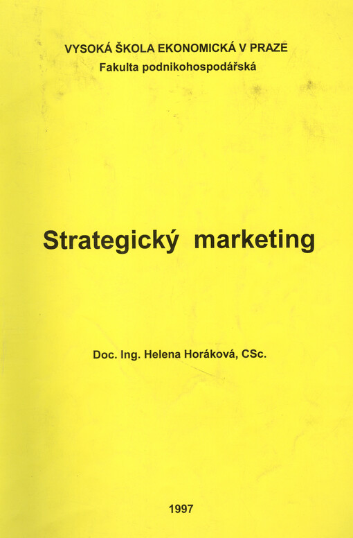 Strategický marketing