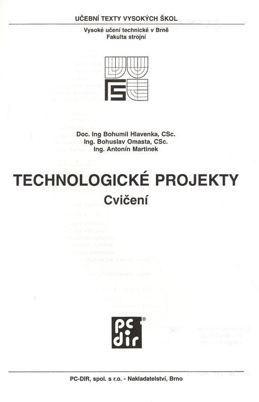 Technologické projekty : cvičení