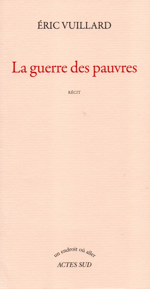 La guerre des pauvres : récit