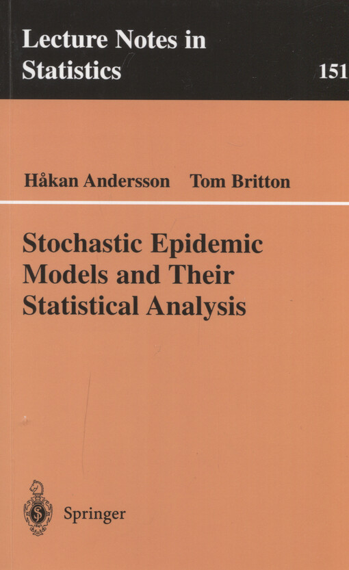 Stochastic epidemic models and their statistical analysis