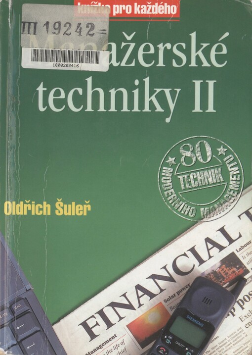 Manažerské techniky 2