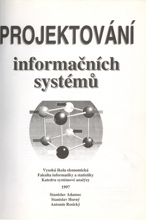 Projektování informačních systémů