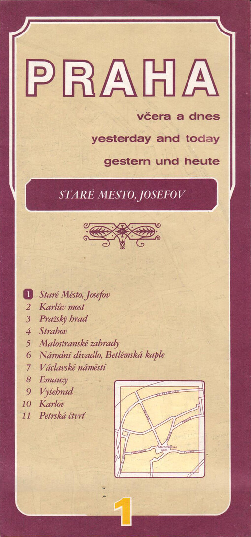 Praha včera a dnes.