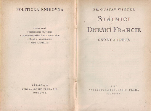 Státníci dnešní Francie: osoby a ideje