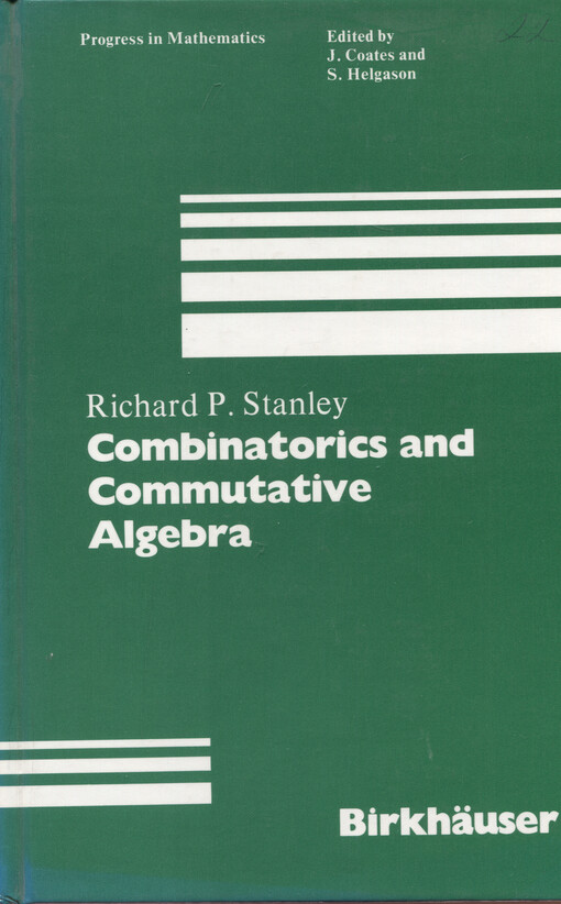 Combinatorics and commutative algebra