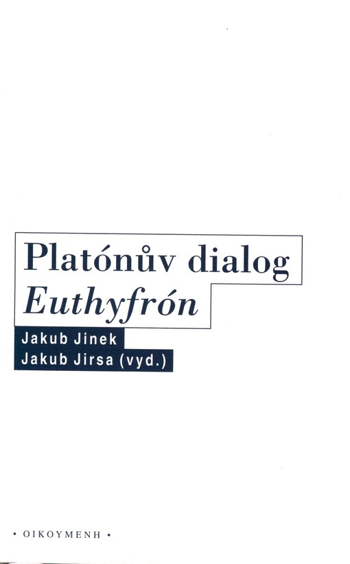 Platónův dialog Euthyfrón