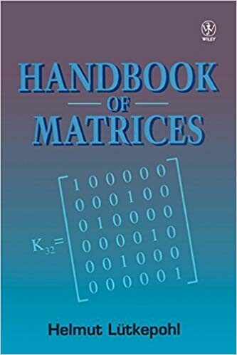 Handbook of matrices