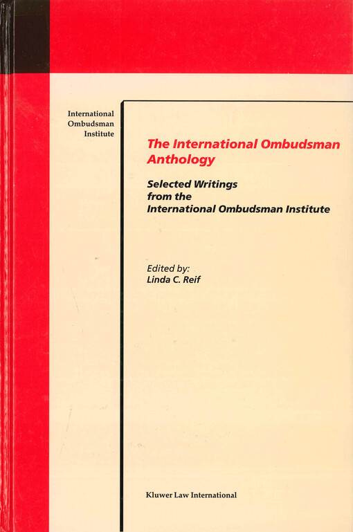 The international ombudsman anthology : selected writings from the International Ombudsman Institute