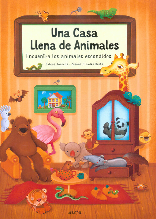 Una casa llena de animales : encuentra los animales escondidos