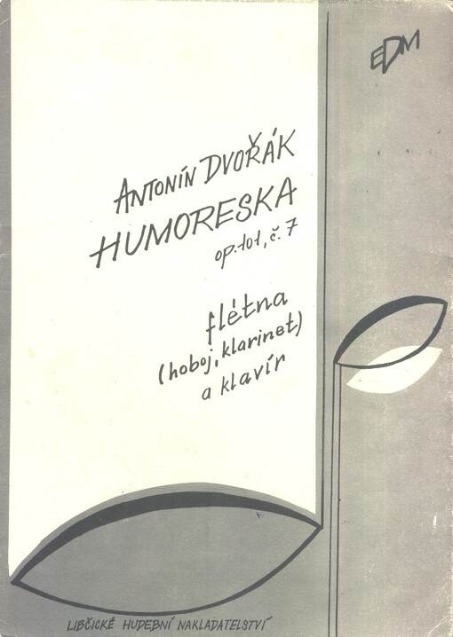 Humoreska, op. 101, č. 7, flétna (hoboj, klarinet) a klavír