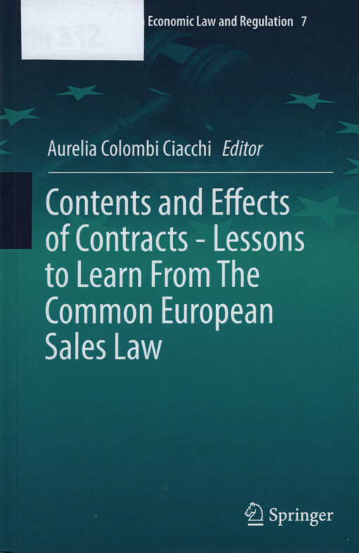 Contents and effects of contracts - lessons to learn from the common European sales law