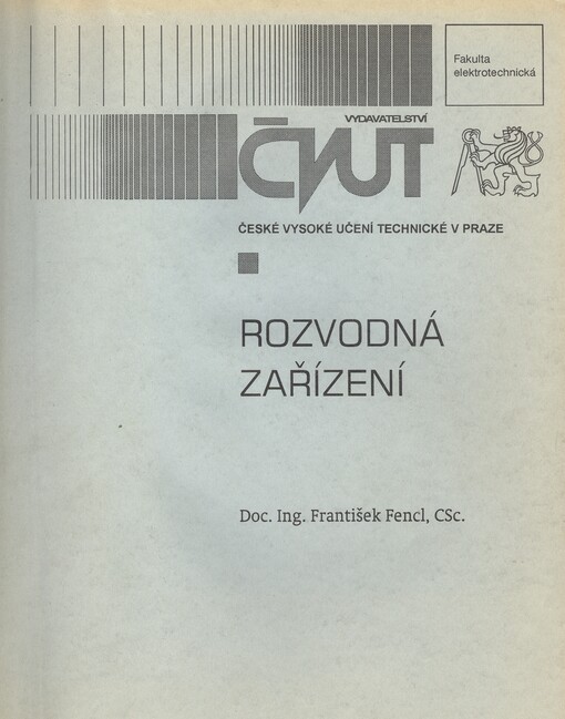 
  Rozvodná zařízení
  