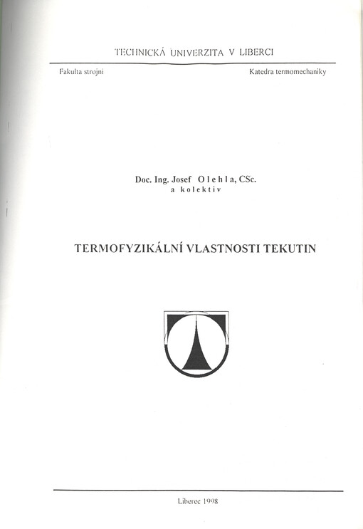 Termofyzikální vlastnosti tekutin