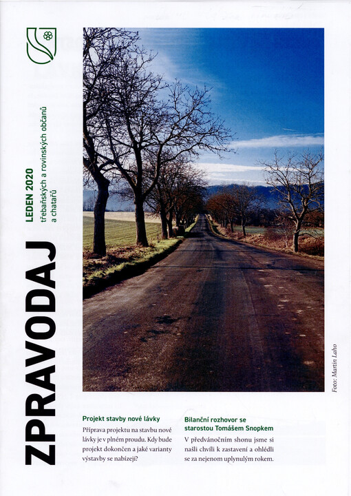 Zpravodaj třebaňských a rovinských občanů a chatařů