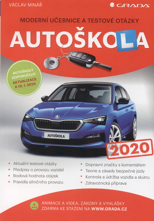 Autoškola : moderní učebnice a testové otázky : 2020