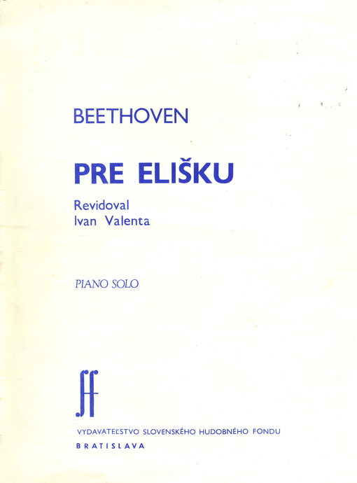 Pre Elišku piano solo