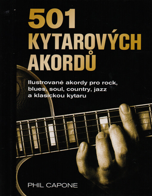 501 kytarových akordů : ilustrované akordy pro rock, blues, soul, country, jazz a klasickou kytaru