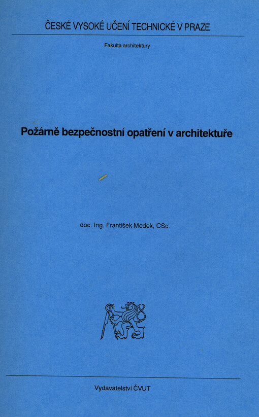 Požárně bezpečnostní opatření v architektuře