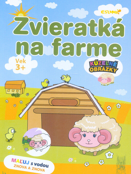 Zvieratká na farme : maľuj s vodou znova a znova